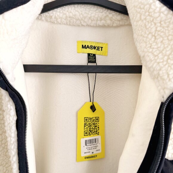 NWT MARKET 'Mycology' Sherpa Fleece Jacket - Medium - Picture 4 of 9